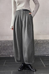 Relaxed Fit Wide Leg Knit Pants