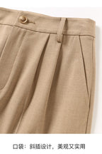 Loose Fit Straight Tailored Casual Shorts