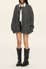 Relaxed Knit Cardigan