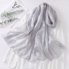 Organza Sheer Glossy Elegant Head Scarf