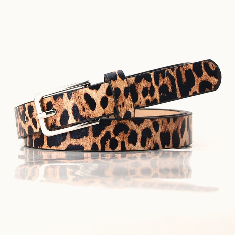 Animal Print Slim Fashion Belt