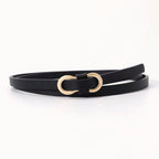 Slim Chic Leather Waist Belt