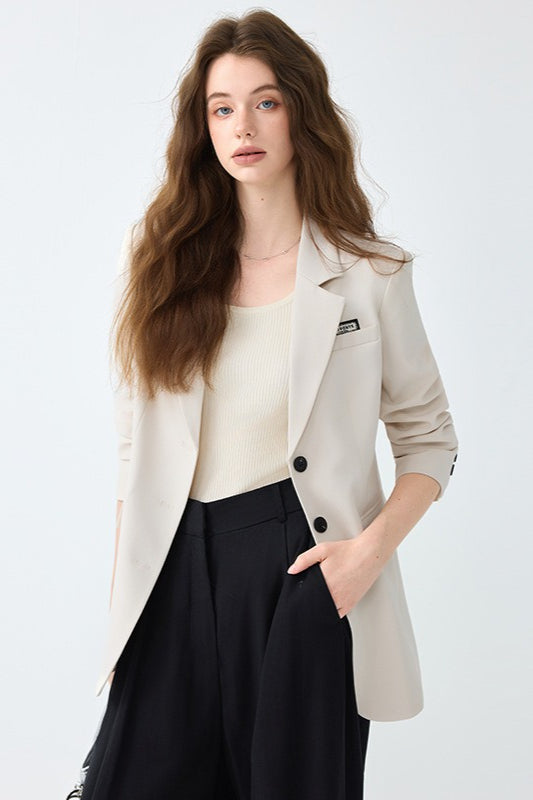 Elegant Long Sleeve Blazer Secondary image