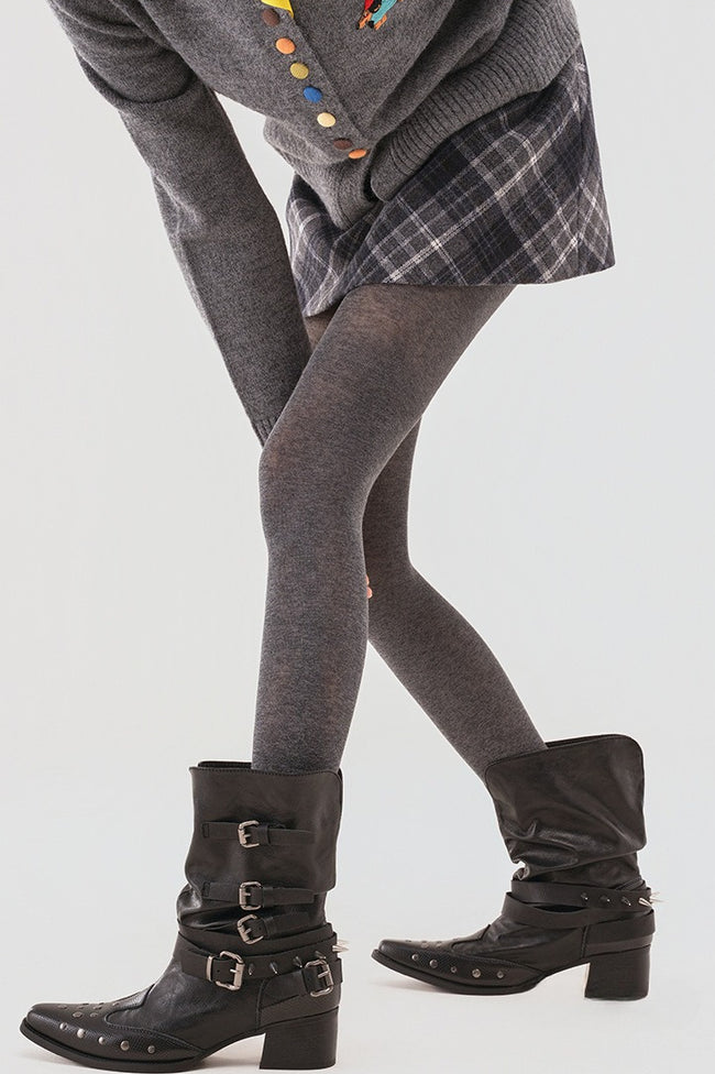 Slimming Seamless Flat Knit Tights Main image