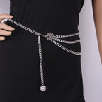 Pendant Alloy Layered Waist Chain