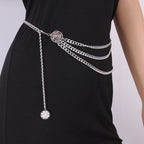 Pendant Alloy Layered Waist Chain