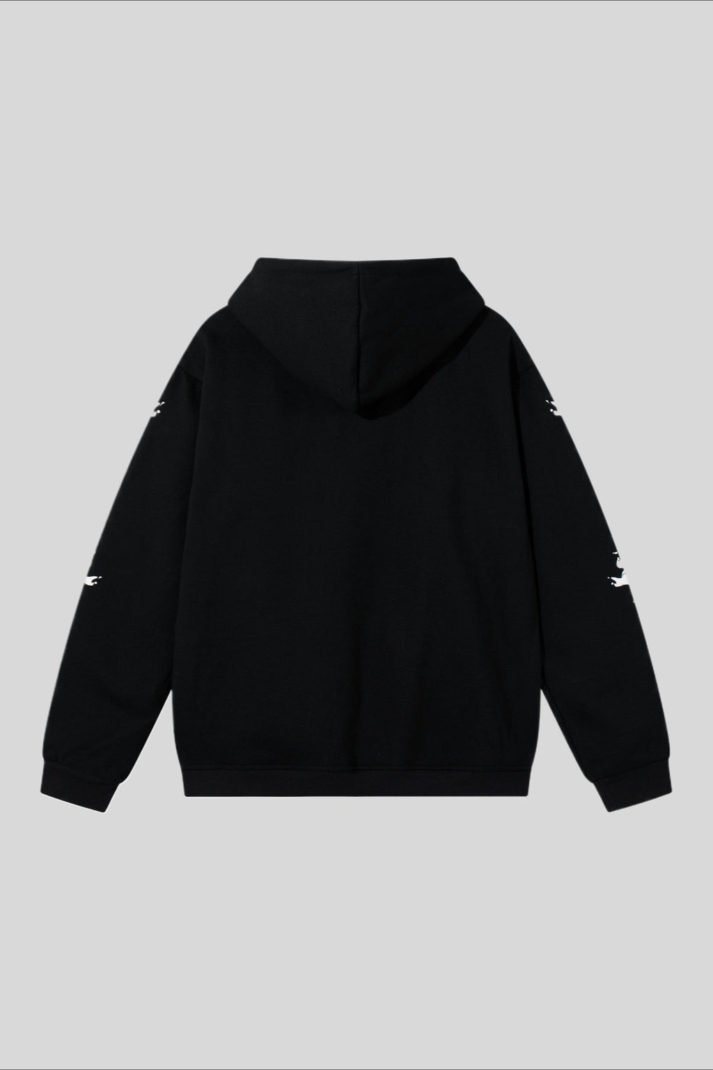 Skeleton Graphic Washed Pullover Hoodie