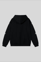 Skeleton Graphic Washed Pullover Hoodie