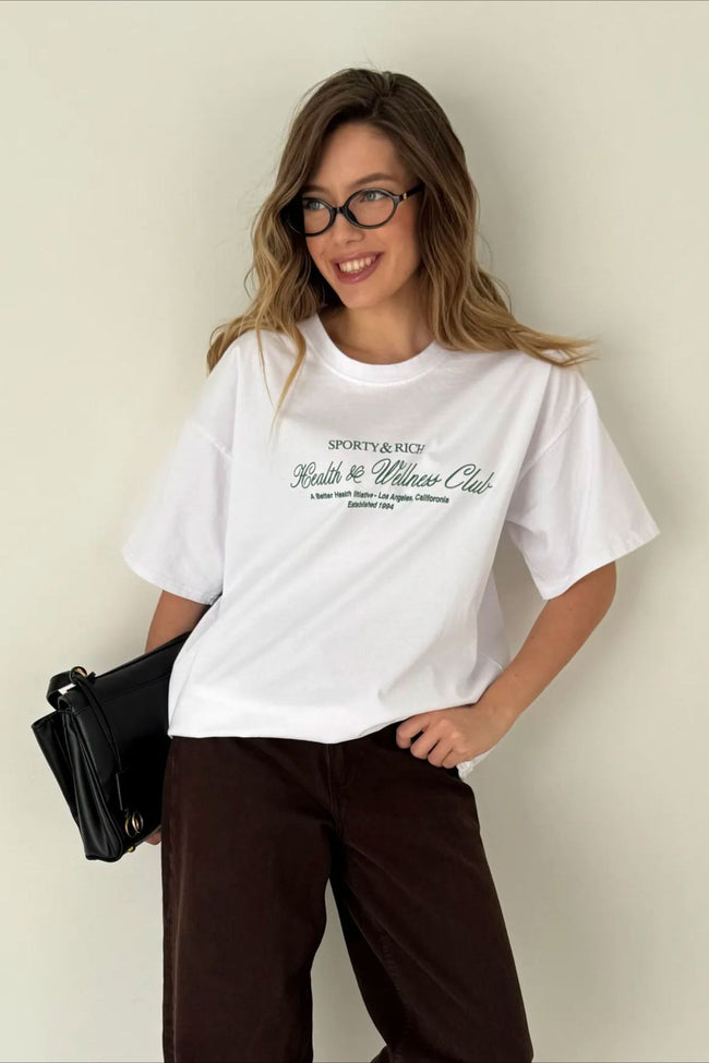 Cotton Loose Fit Casual Short Sleeve Tee Main image