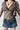 Deep V Neck Plaid Bodycon Cropped Long Sleeve Tee Secondary image