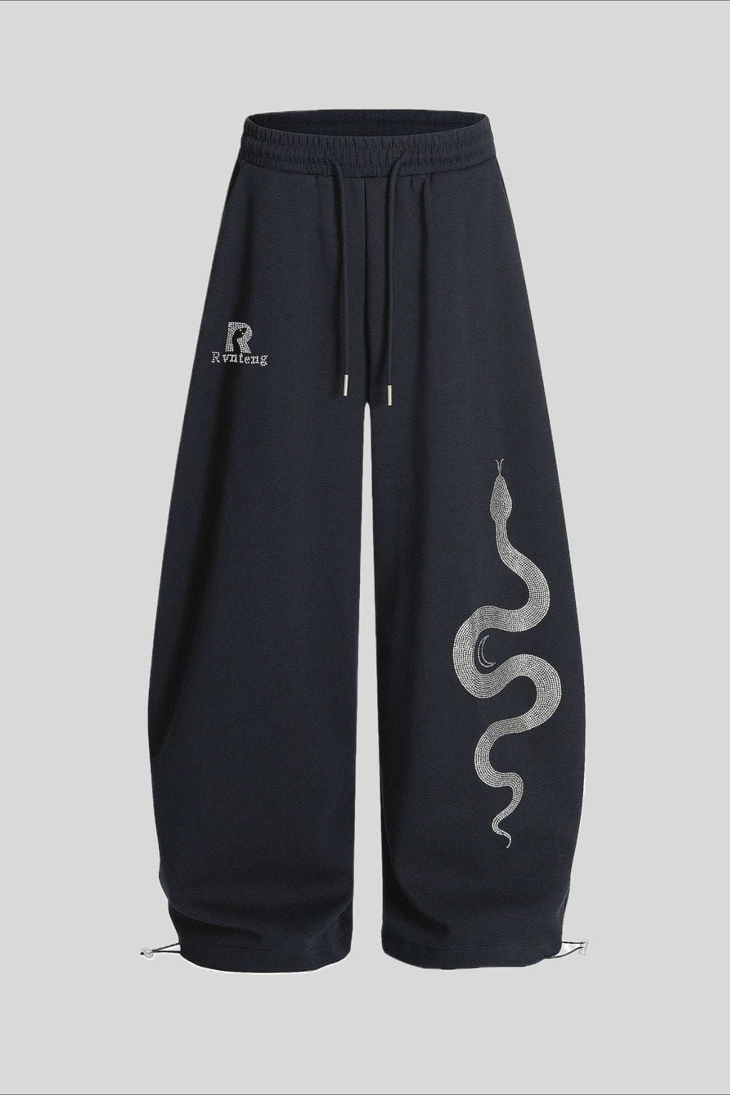 Two Tone Straight Leg Sweatpants