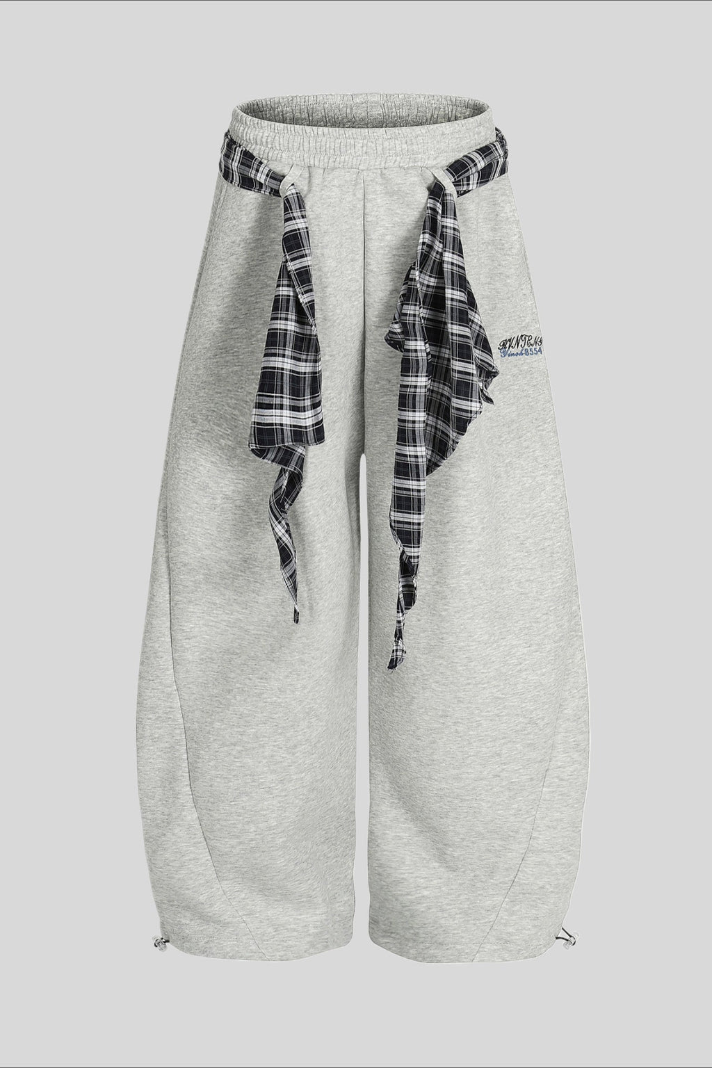 Paneled Utility Wide Leg Sweatpants