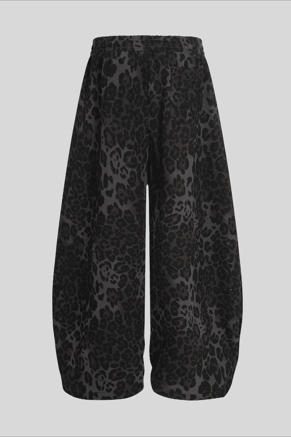 Leopard Print Wide Leg Sweatpants