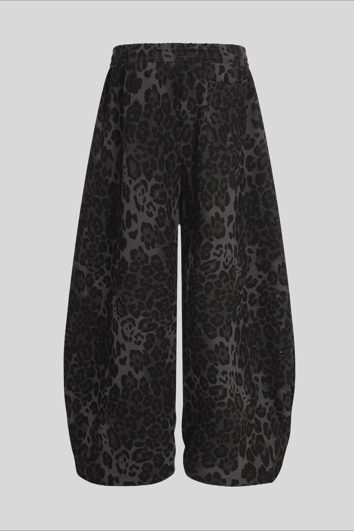 Leopard Print Wide Leg Sweatpants