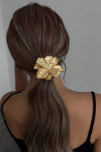 Floral Design Alloy Hair Cuff