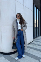 Long Stand Collar Puffer Jacket