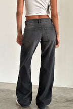 Low Rise Classic Relaxed Straight Leg Jeans