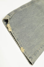 Leopard Double Waist Wide Leg Jeans