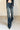 Front Rivet Slim Flare Leg Long Jeans Secondary image
