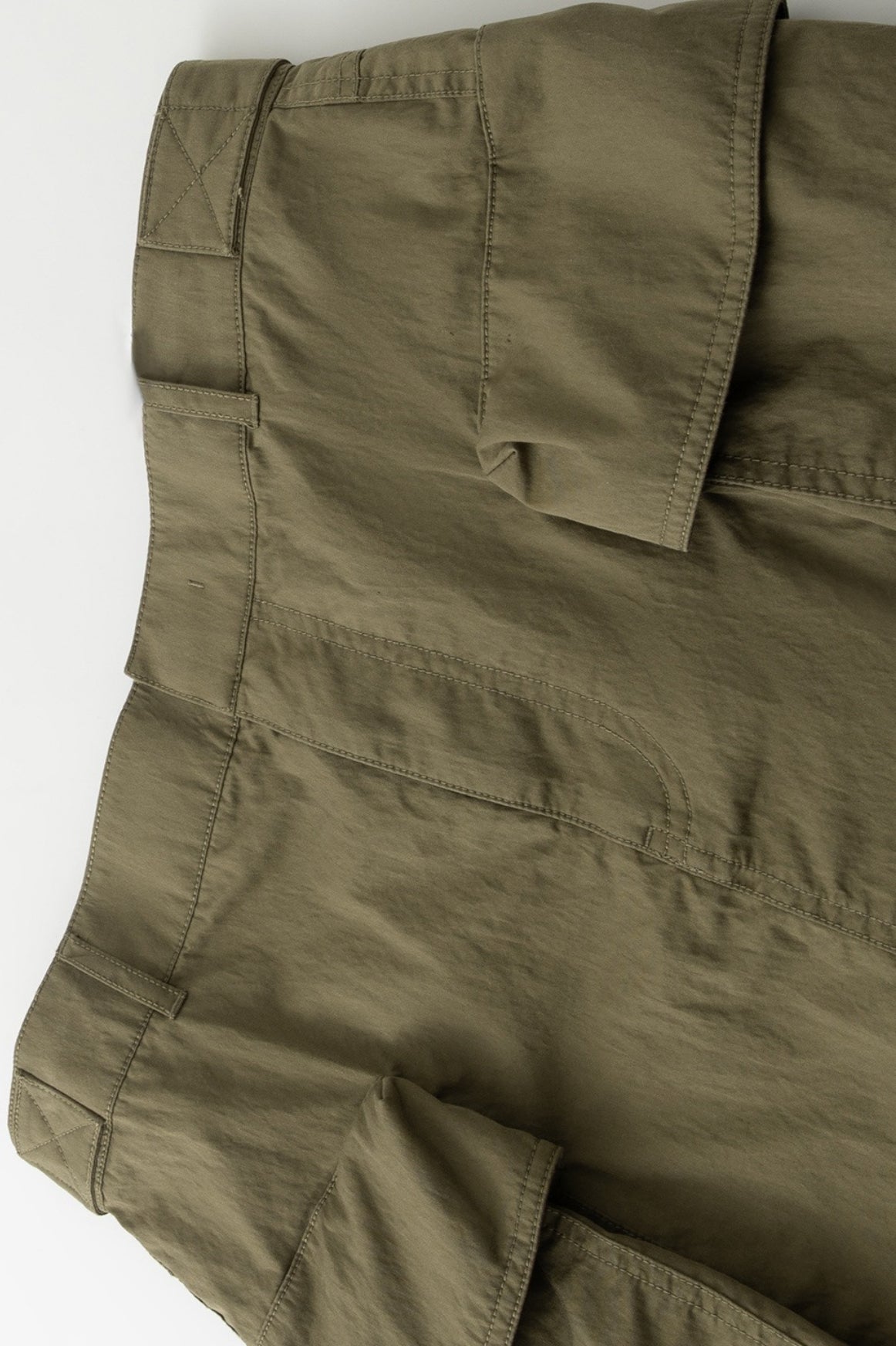 Patch Pockets Olive Utility Cargo Mini Skort Secondary image