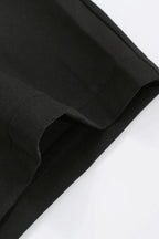 Cutout Tailored Slim Straight Pants