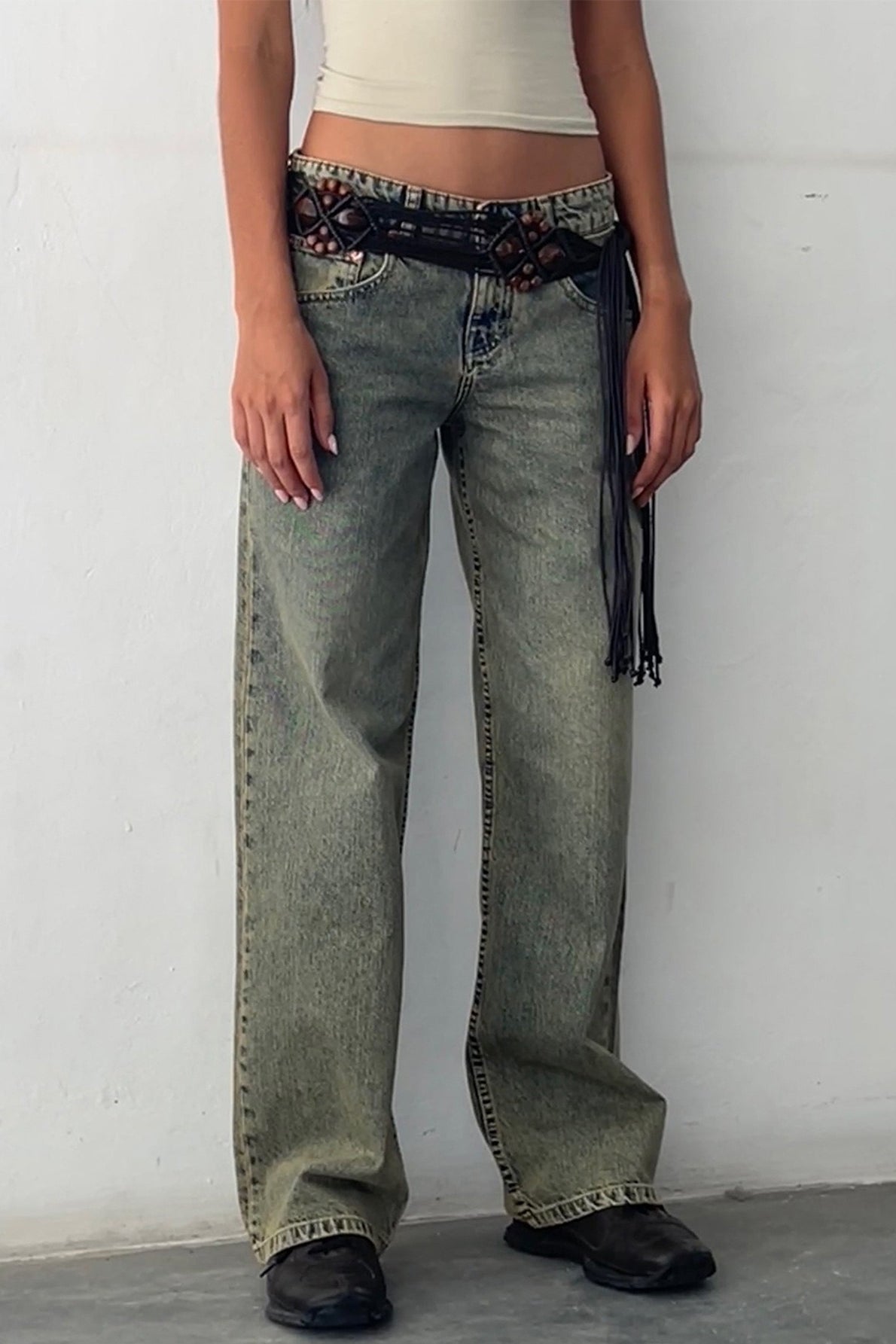 Classic Relaxed Fit Straight Leg Jeans Main image
