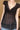 Polka Dot Sheer V-Neck Slim Fit Crop Top Secondary image