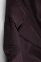 Plunging Neckline Two Piece Blazer Pants Set