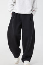 Heavyweight Pleated Baggy Straight Leg Sweatpants