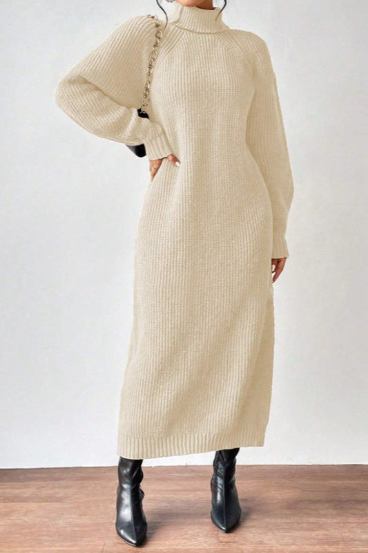 Turtleneck Pullover Sweater Dress Main image