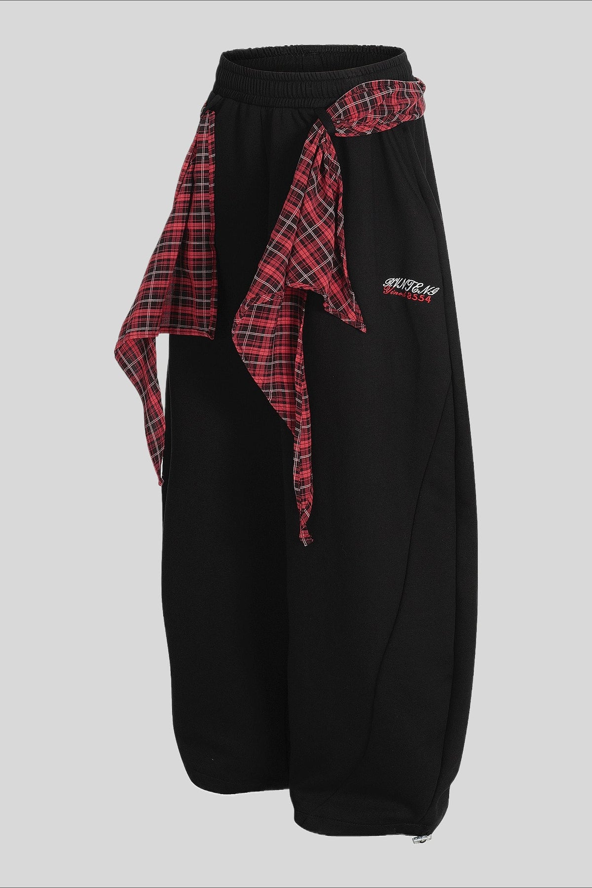 Paneled Utility Wide Leg Sweatpants