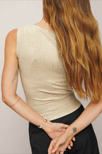 Y2K Sequin Sleeveless Bodycon  Tank Top