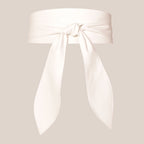 Wide Bow Tie Ribbon Waist Belt