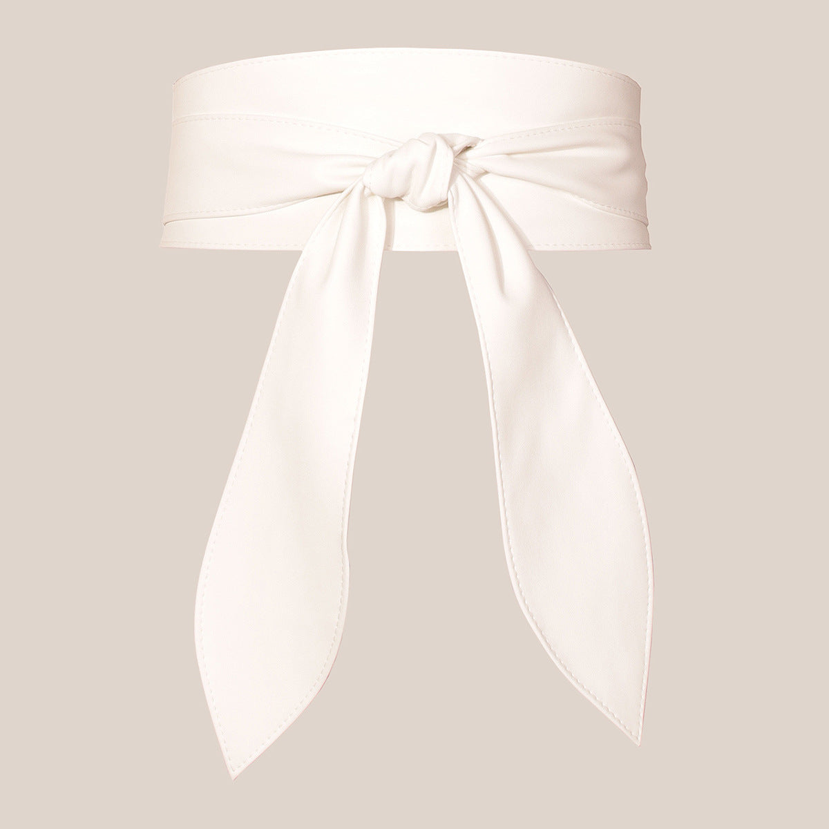 Wide Bow Tie Ribbon Waist Belt