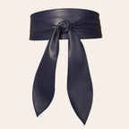 Wide Bow Tie Ribbon Waist Belt