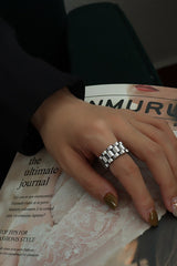 Manual Craft Exaggerated Titanium Steel Ring