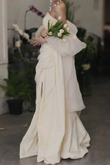 Strapless Satin Mermaid Slim Fit Prom Dress