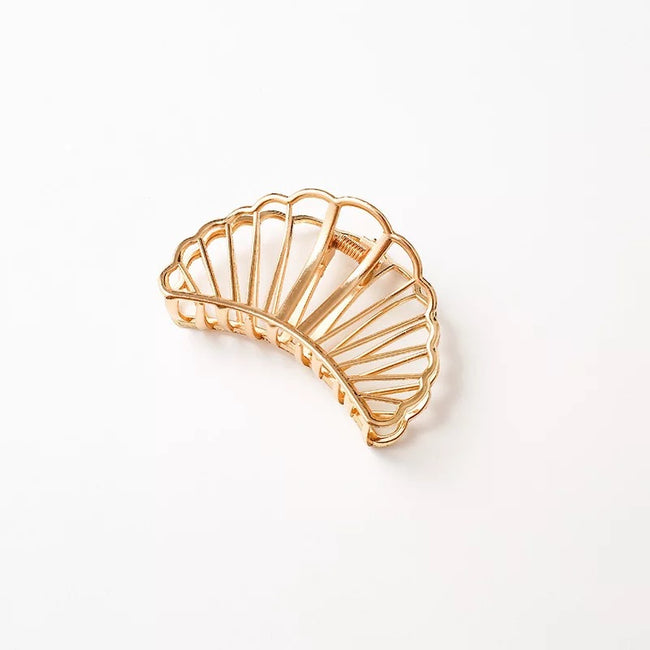 Animal Inspired Gold Metal Hair Claw Main image