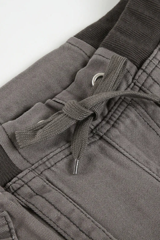 Multi Pocket Low Waist Bootcut Jeans