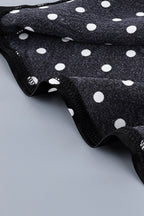 Polka Dot Halter Cami Straight Maxi Skirt Set