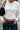 Side Ruched Crew Neck Long Sleeve Tee Secondary image