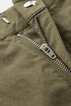 Patch Pockets Olive Utility Cargo Mini Skort