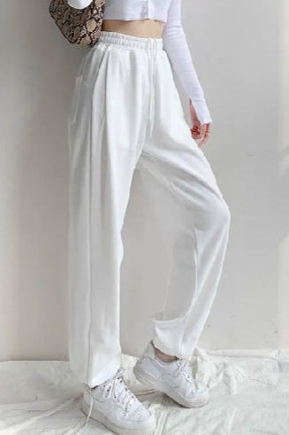 Fleece Lined Loose Knit Pants