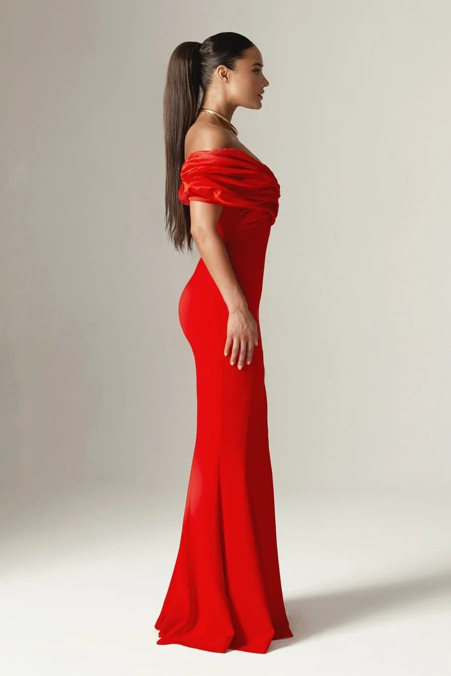 Ruched Bustier Bodycon Formal Dress Secondary image