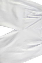 Satin Lapel Tie Front Top High Waist Pants Set