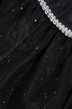 Strapless Corset Black Elegant Birthday Mini Dress