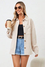 Corduroy Oversized Casual Jacket