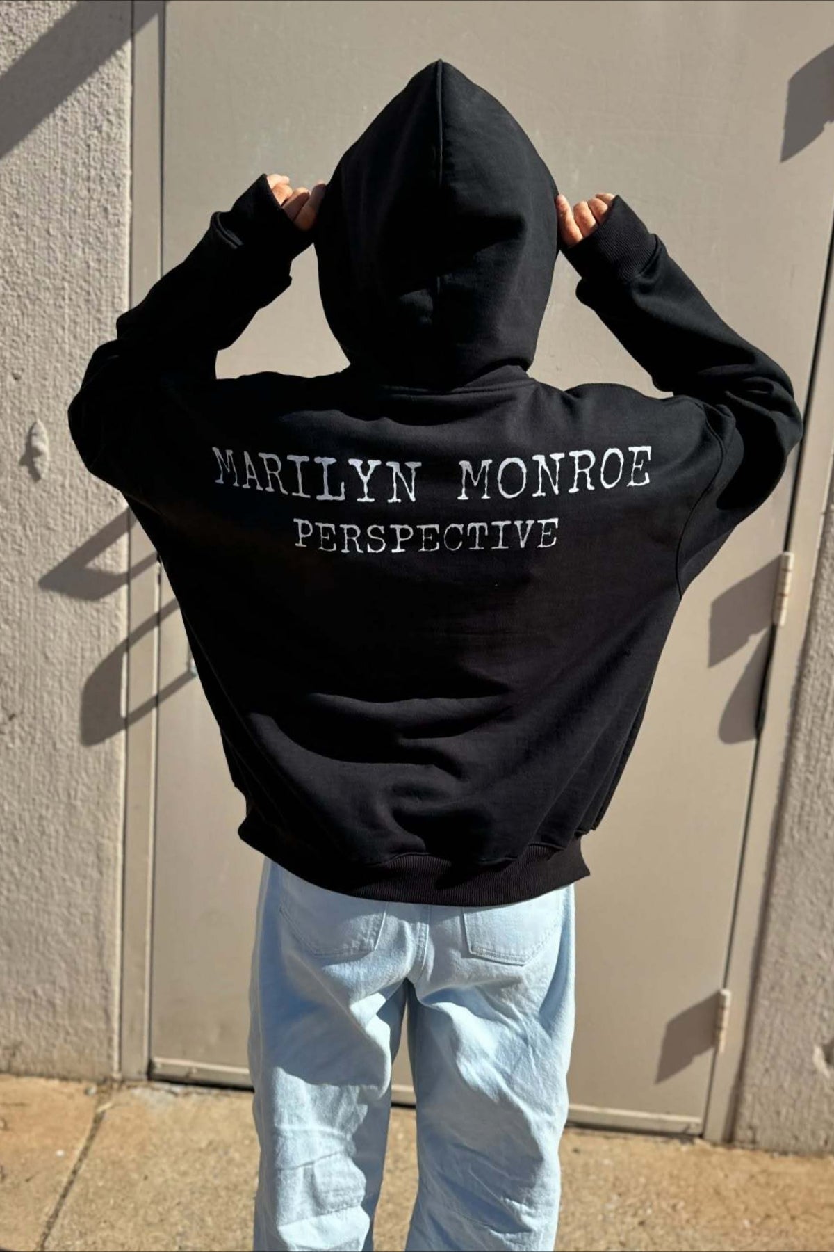 Retro Graphic Loose Fit Zip Hoodie