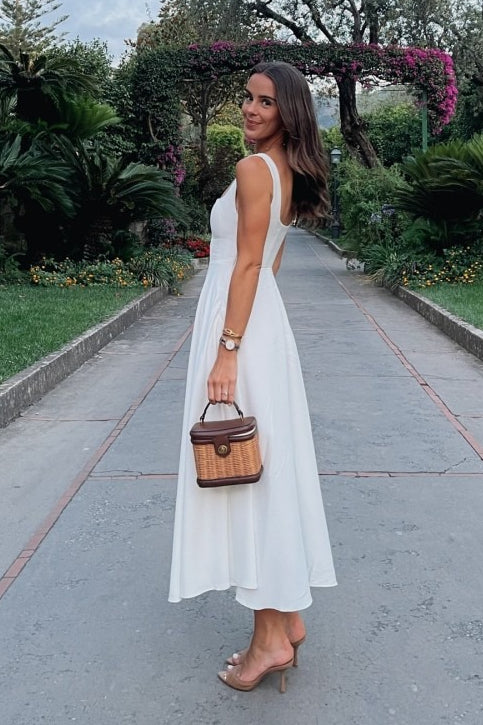 Sleeveless Square Neck Maxi Vacation Dress Secondary image