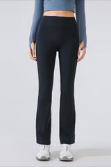 High-Waisted Fleece Lined Flared Yoga Leggings